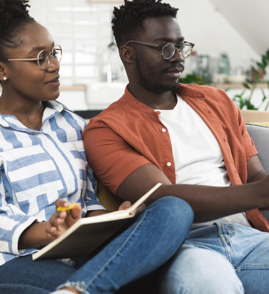 A Couple in Bible Study