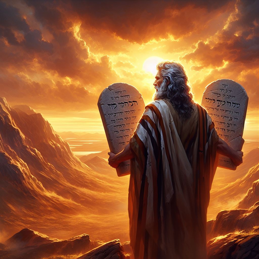 Obedience of the 10 commandments lead to provision of manna