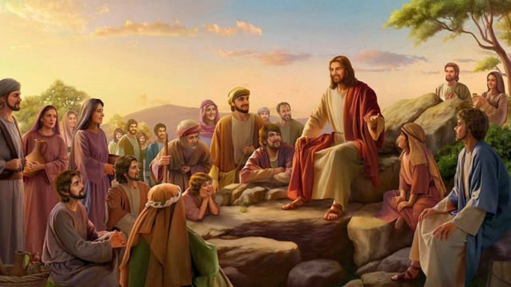 JESUS GIVONG THE PARABLE TO HIS DISCIPLES